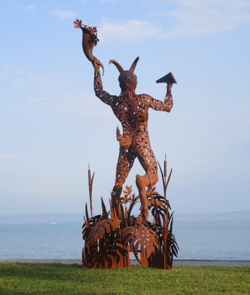 Pan god statuette